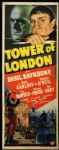 1939 Tower of London Insert (14" x 36") Original Movie Poster w/ Vincent Price (MEARS LOA)