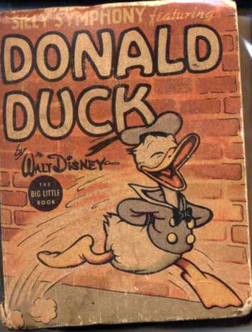 1930s Silly Symphony Featuring Donald Duck by Walt Disney Big Little Book