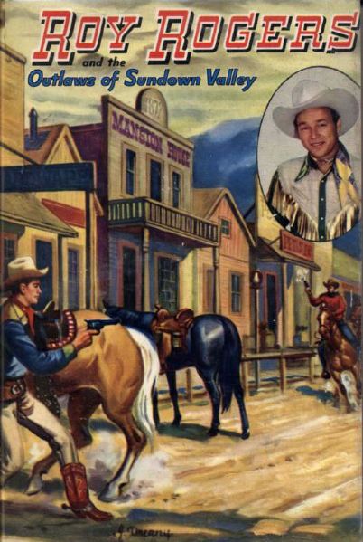 1950 Roy Rogers & The Outlaws of Sundown Valley HC Book buy Snowden Miller - Whitman Publishing