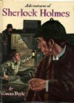 1955 Adventures of Sherlock Holmes HC Book by Arthur Conan Doyle - Whitman Publishing