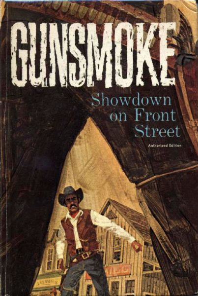 1969 Gunsmoke Showdown on Front Street HC Book by Paul S. Newman - Whitman Publishing 