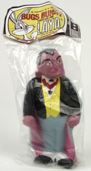 1970s Grandpa Munster 6" Rubber Figurine Spanish Version (MIP)