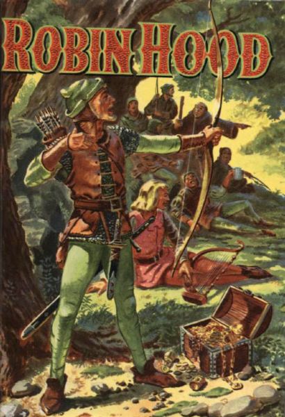 1955 Robin Hood HC Book by Howard Pyle - Whitman Publishing