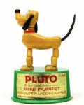 1960s Mini Disney Pluto Kohner Push Toy 