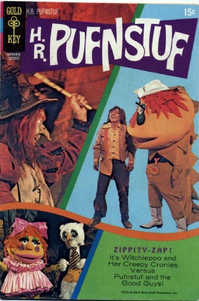 1970 H.R. Pufnstuf #1 Gold Key Comics Fine/Very Fine Sid & Marty Krofft (MEARS Auction LOA)