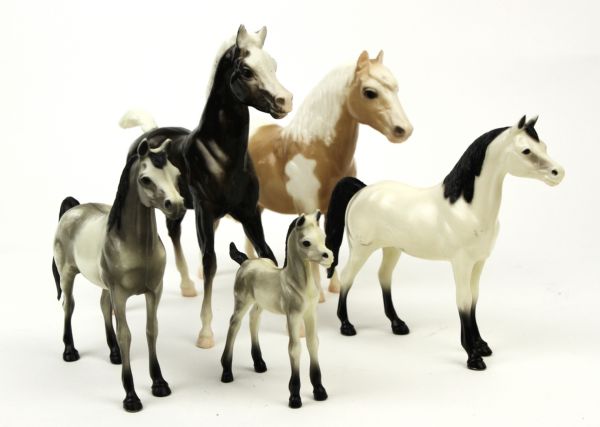 1970s Hartland and Breyer Model Horses - Lot of 5