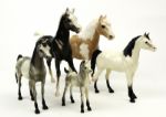 1970s Hartland and Breyer Model Horses - Lot of 5