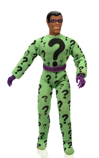 1974 Riddler Worlds Greatest Super Heroes Super Foe MEGO Type 2 RARE FIST FIGHTER 8" Action Figure (MEARS LOA)