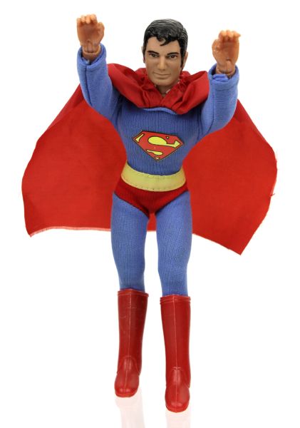 1973 Superman Worlds Greatest Super Heroes MEGO Type 2 8" Action Figure (MEARS LOA)