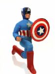 1973 Captain America Worlds Greatest Super Heroes MEGO Type 2 8" Action Figure (MEARS LOA)