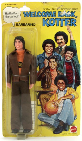 1976 Welcome Back Kotter Barbarino Figure - John Travolta (MIB) 
