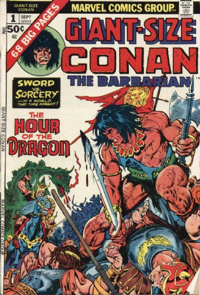 1974-77 Conan The Barbarian Treasury Edition #1 Marvel Giant Size #1-3 Savage Sword of Conan #1-10 Curtis Comics (MEARS Auction LOA)