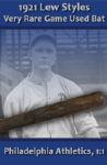 1919-21 Lena Styles H&B Louisville Slugger Professional Model Game Used Bat (MEARS Auction LOA) Very Rare Philadelphia Athletics Bat, 1:1