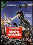 1968 Dracula vs. Frankenstein 23" x 34" Promotional Poster (MEARS LOA) German Version