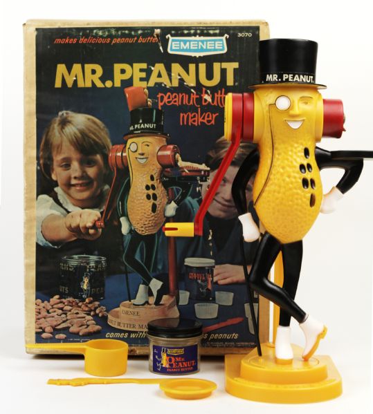 1967 Mr. Peanut Peanut Butter Maker Machine in Original Box 