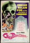 1970 Cry of the Banshee Original 40"x60" Movie Poster (MEARS LOA) Edgar Allan Poe Probes New Depths of Terror Starring Vincent Price