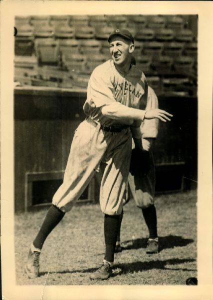 1919-20 Elmer Myers Cleveland Indians "The Sporting News Collection Archives" Original 7" x 10" Photo (Sporting News Collection Hologram/MEARS Photo LOA)