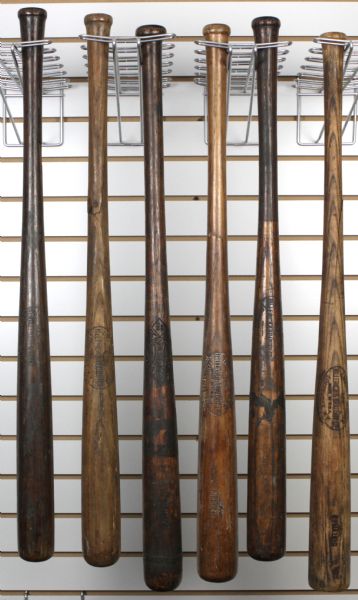 1911-31 H&B Louisville Slugger Professional Model Side Written Game Used Bats (Lot of 6)