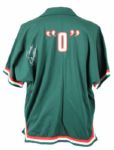1972 circa Oscar Robertson Milwaukee Bucks Warm Up Jacket Signed  "Big O" (MEARS LOA)