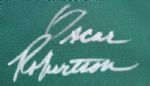 1972 circa Oscar Robertson Milwaukee Bucks Warm Up Jacket Signed  Big O (MEARS LOA)