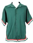 1972 circa Oscar Robertson Milwaukee Bucks Warm Up Jacket Signed  Big O (MEARS LOA)
