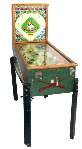 1940s Bally Big League Arcade Pinball Game 