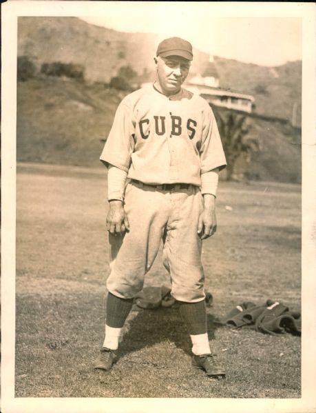 1922 Oscar Dugey Chicago Cubs "The Sporting News Collection Archives" Original 7" x 9.5" Photo (Sporting News Collection Hologram/MEARS Photo LOA)