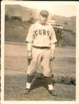 1922 Oscar Dugey Chicago Cubs "The Sporting News Collection Archives" Original 7" x 9.5" Photo (Sporting News Collection Hologram/MEARS Photo LOA)