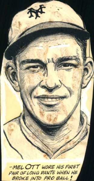 1930s Mel Ott New York Giants "The Sporting News Collection Archives" Original Photo (Sporting News Collection Hologram/MEARS Photo LOA)
