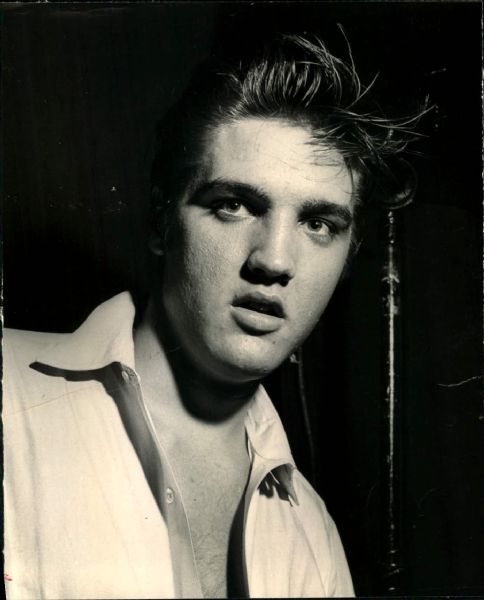 1950s Elvis Presley King of Rock N Roll "The Sporting News Collection Archives" Original 6.75" x 8.5" PSA/DNA Type 1 Photo (Sporting News Collection Hologram/MEARS Photo LOA)