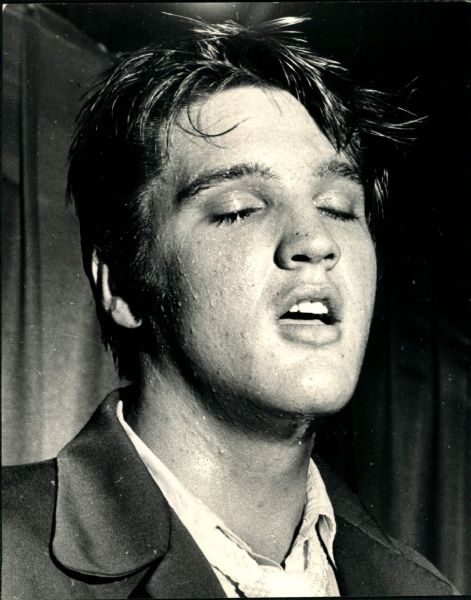 1950s Elvis Presley King of Rock N Roll "The Sporting News Collection Archives" Original 6.75" x 8.75" PSA/DNA Type 1 Photo (Sporting News Collection Hologram/MEARS Photo LOA)