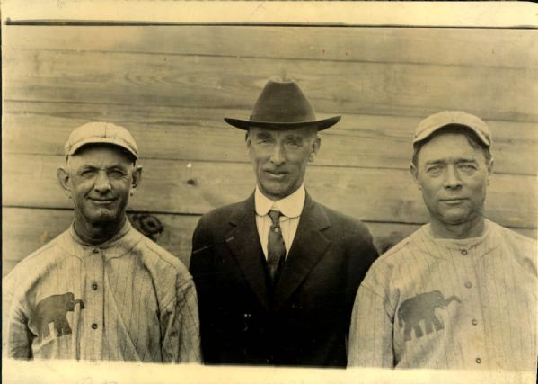 1920 Connie Mack Danny Murphy Harry Davis Philadelhpia Athletics "The Sporting News Collection Archives" Original 5.75" x 8" PSA/DNA Type 1 Photo (Sporting News Collection Hologram/MEARS Photo LOA)