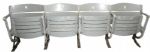 1950-97 Memorial Stadium Ballpark Seats - Lot of 4 #5-8 Inc. Cal Ripken #8 Memorial Stadium LOA