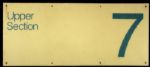 1950-97 Memorial Stadium Ballpark Section Location Sign Baltimore Orioles & Colts - Lot of 5  Memorial Stadium LOA