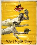 1950-97 Memorial Stadium Ballpark Signs Baltimore Orioles & Colts - Cal Ripken Stadium Banner - Lot of 3 