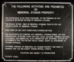 1950-97 Memorial Stadium Ballpark Signs Baltimore Orioles & Colts - Lot of 3 Memorial Stadium LOA