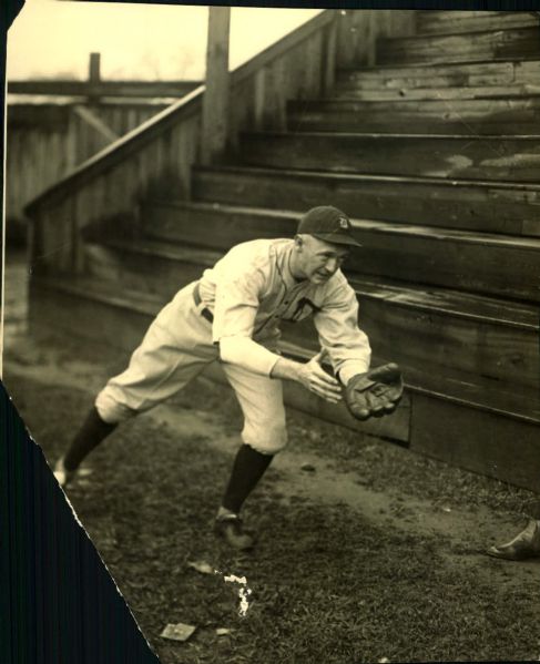 1922-25 Topper Rigney Detroit Tigers "The Sporting News Collection Archives" Original 7" x 9" Photo (Sporting News Collection Hologram/MEARS Photo LOA)
