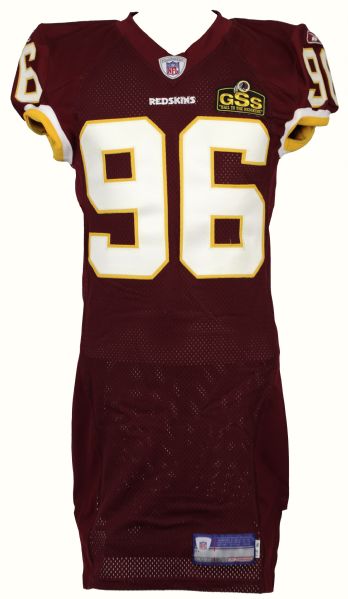 2003 Greg Scott Washington Redskins Game Issued Jersey (MEARS Auction LOA)