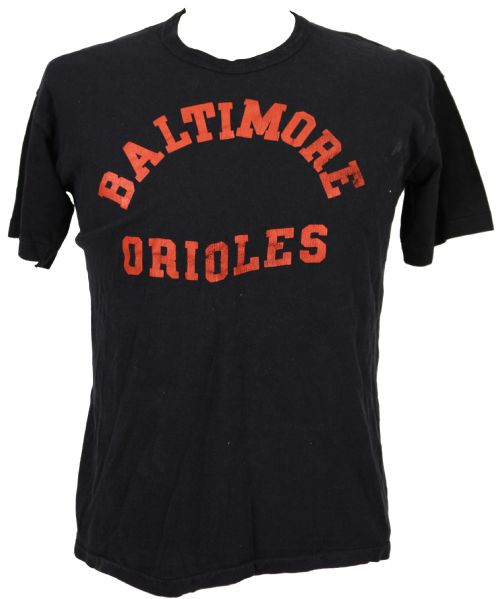1975-85 circa Mike Flanagan Baltimore Orioles Game Worn Undershirt (MEARS Auction LOA)