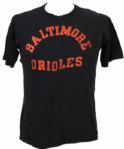 1975-85 circa Mike Flanagan Baltimore Orioles Game Worn Undershirt (MEARS Auction LOA)