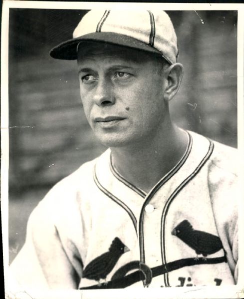 1933-36 Bill Walker St. Louis Cardinals "The Sporting News Collection Archives" Original 8" x 10" Photo (Sporting News Collection Hologram/MEARS Photo LOA)