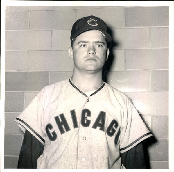 1961 Jack Curtis Chicago Cubs "The Sporting News Collection Archives" Original 8" x 8" Photo (Sporting News Collection Hologram/MEARS Photo LOA)