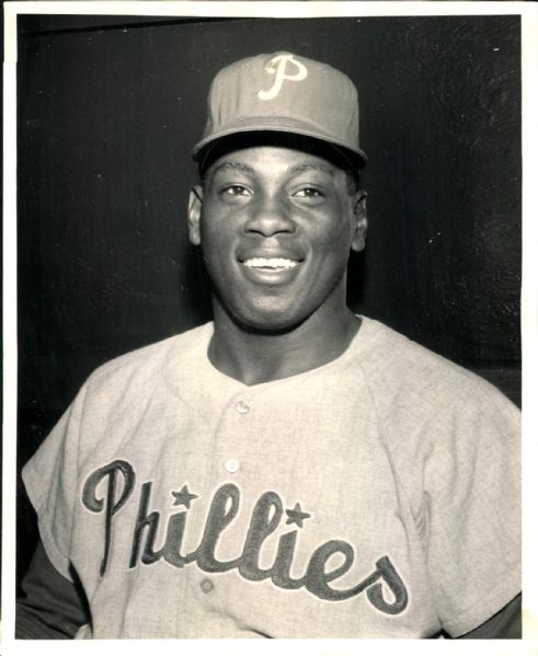 1966 Tony Curry Philadelphia Phillies "The Sporting News Collection Archives" Original 8" x 10" Photo (Sporting News Collection Hologram/MEARS Photo LOA) - Lot of 2