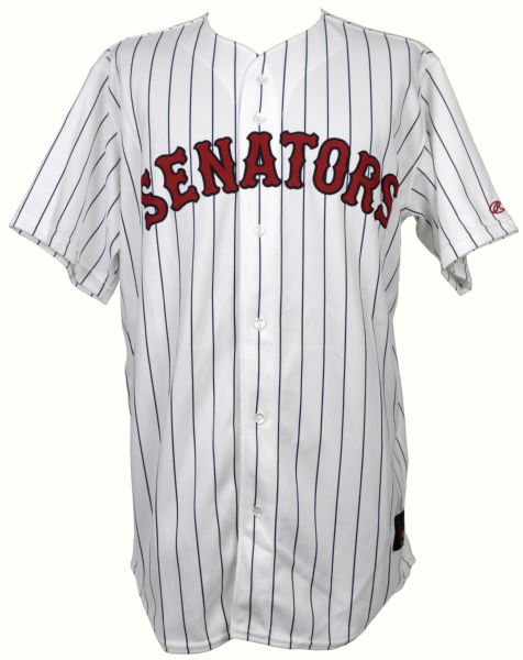 2002 Ruben Rivera Texas Rangers Game Worn Turnback the Clock Washington Senators Jersey (MLB Hologram)