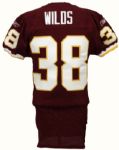 2004 Garnell Wilds Washington Redskins Game-Worn Jersey (MEARS Auction LOA)