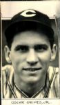 1938 Oscar Grimes Junior Cleveland Indians "The Sporting News Collection Archives" Original 4" x 7" Photo (Sporting News Collection Hologram/MEARS Photo LOA)