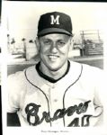 1965 Tony Cloninger Milwaukee Braves "The Sporting News Collection Archives" Original 8" x 10" Photo (Sporting News Collection Hologram/MEARS Photo LOA)