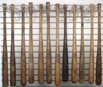 1917-31 H&B Louisville Slugger Professional Model Game Used Minor League Bats (Lot of 12)