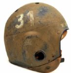 Plastic Football Helmet Secured From Vern Biever Estate 
