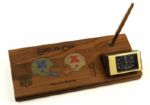 1982 Super Bowl XVI Super Club 15 Vernon Biever Personal Pen Clock Set In Working Order
